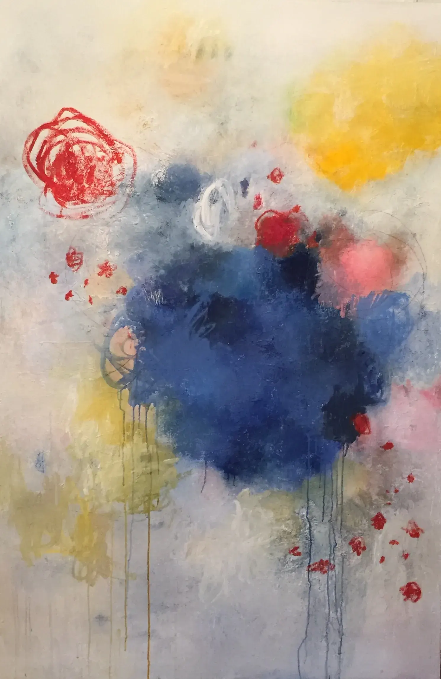 A wonderful abstract painting by Arrington Magny