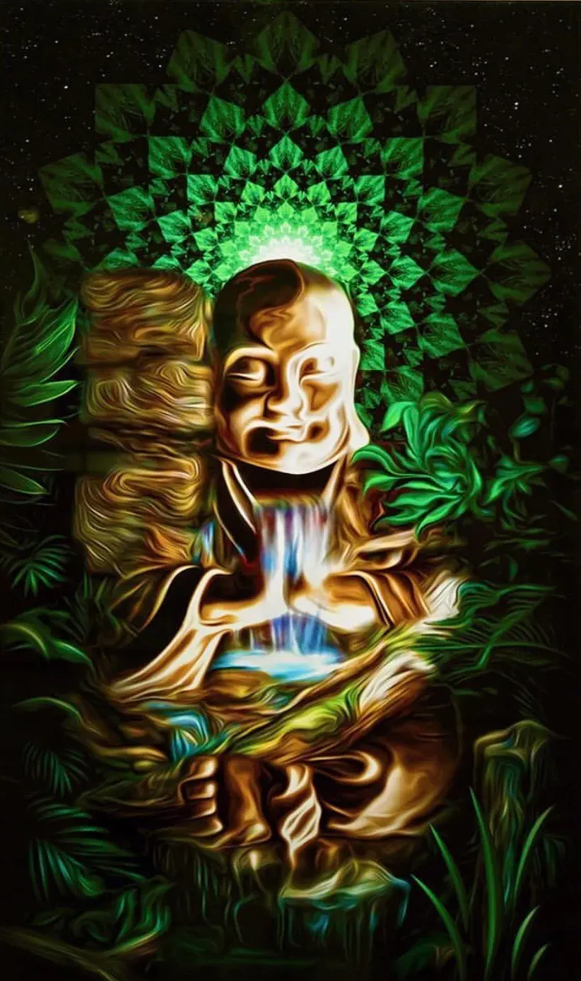 Artwork of Jalai Lama