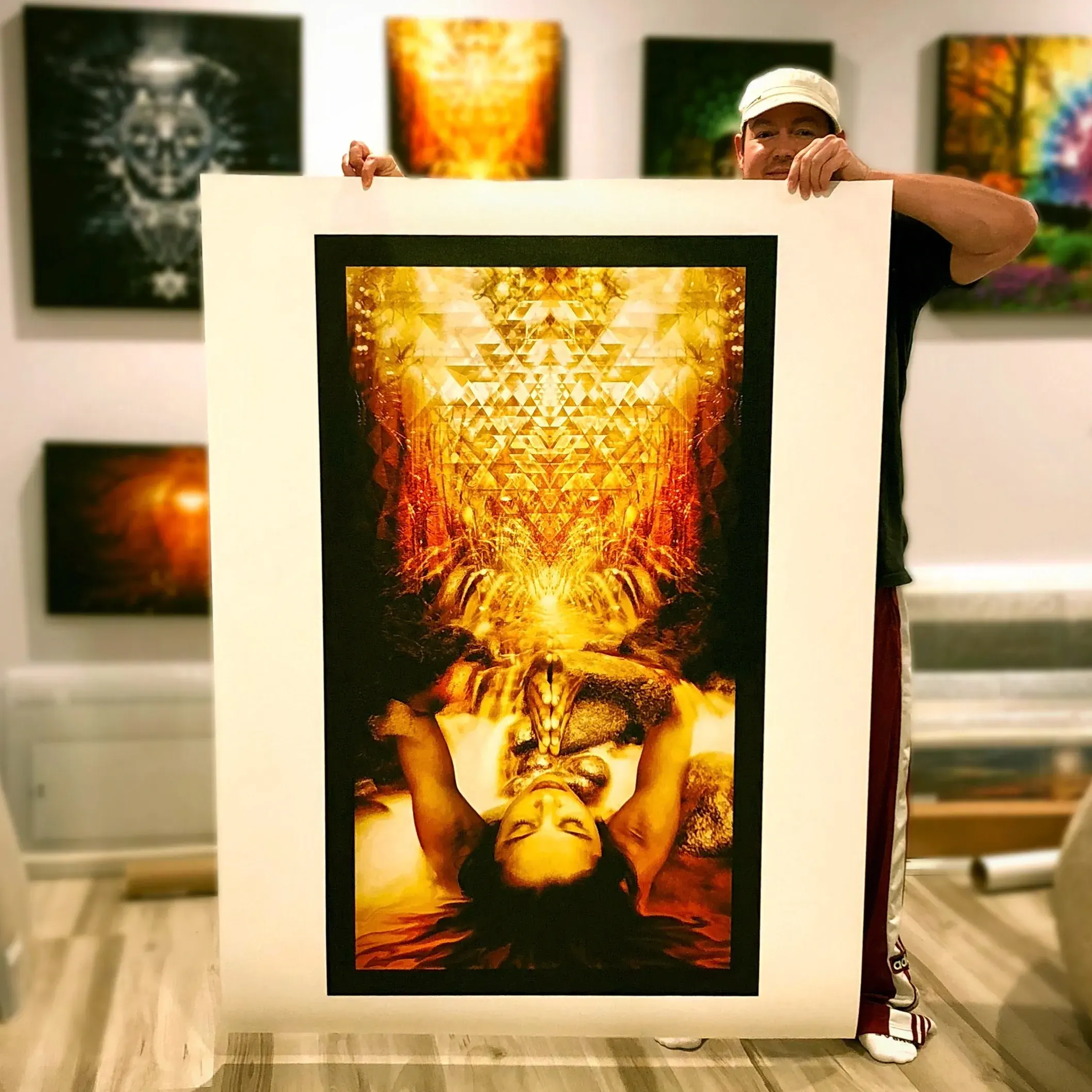 Artwork of Jalai Lama